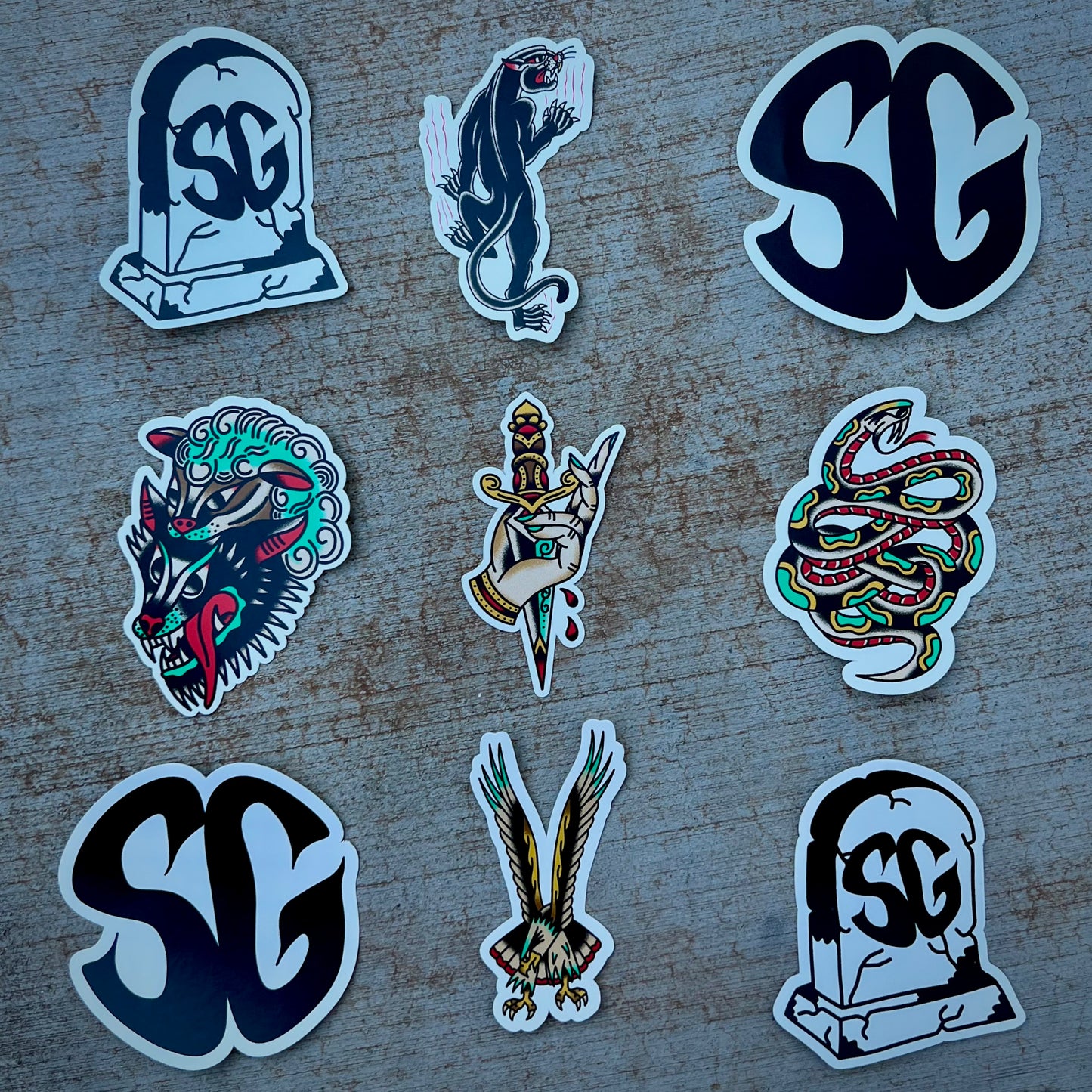 SAILORS GRAVE X JACKSTRADTATS STICKER PACK